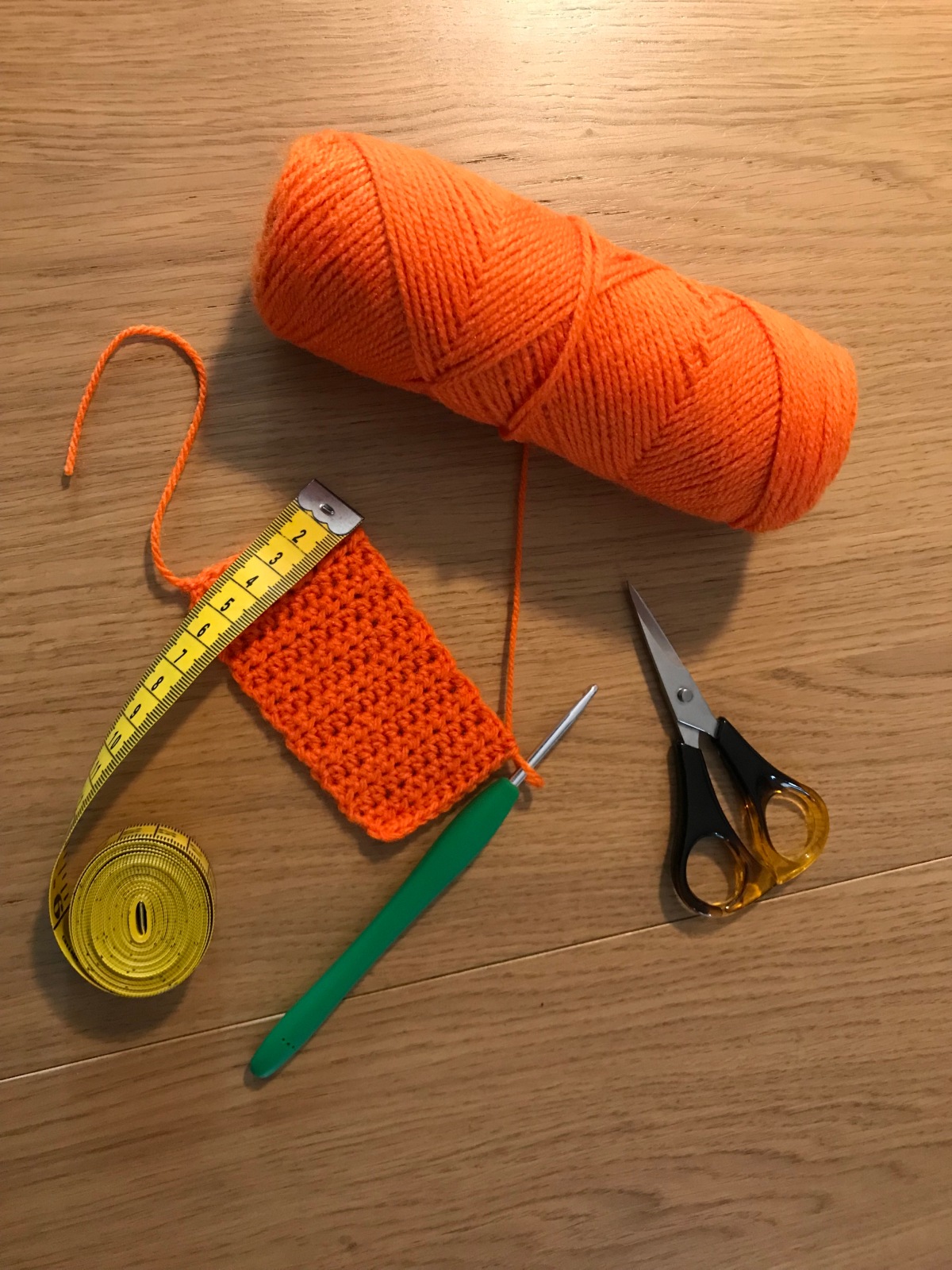 Half Double Crochet – half short & half long