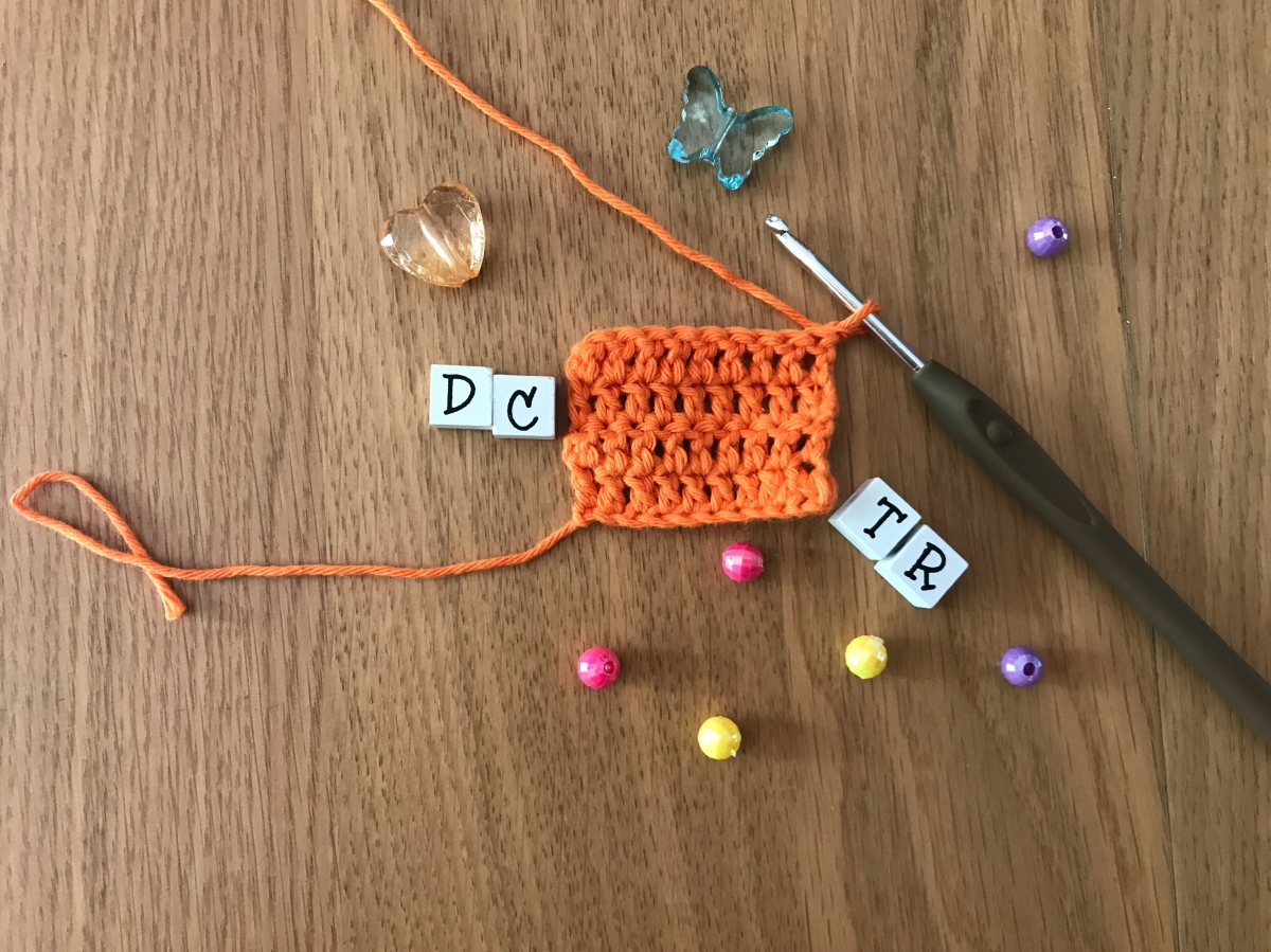How to make Double Crochet (dc) – Treble Crochet (tr) stitch